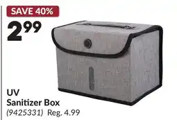 Princess Auto UV Sanitizer Box offer