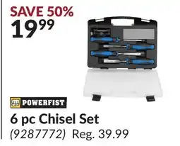 Princess Auto 6 pc Chisel Set offer