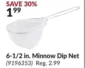 Princess Auto 6-1/2 in. Minnow Dip Net offer