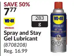 Princess Auto Spray and Stay Gel Lubricant offer