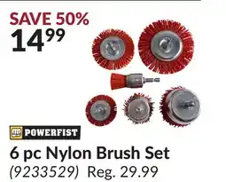 Princess Auto 6 pc Nylon Brush Set offer