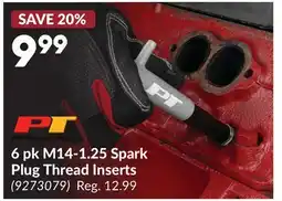 Princess Auto 6 pk M14-1.25 Spark Plug Thread Inserts offer