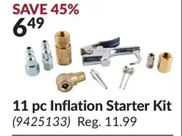 Princess Auto 11 pc Inflation Starter Kit offer