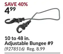 Princess Auto 10 to 48 in. Adjustable Bungee #9 offer