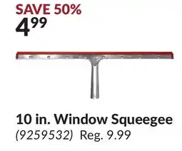 Princess Auto 10 in. Window Squeegee offer