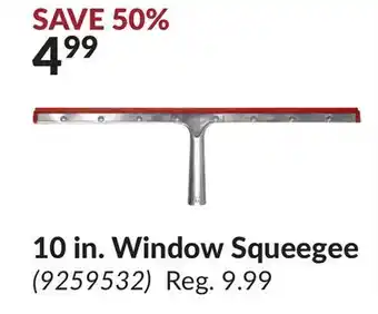 Princess Auto 10 in. Window Squeegee offer