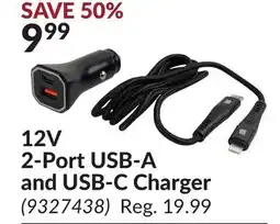 Princess Auto 12V 2-Port USB-A and USB-C Charger offer