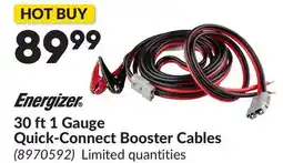 Princess Auto 30 ft 1 Gauge Quick-Connect Booster Cables offer