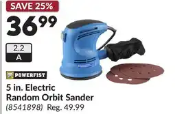 Princess Auto 5 in. Electric Random Orbit Sander offer