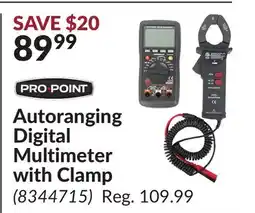 Princess Auto Autoranging Digital Multimeter with Clamp offer
