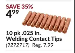 Princess Auto 10 pk. 025 in. Welding Contact Tips offer