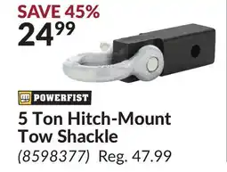 Princess Auto POWERFIST 5 Ton Hitch-Mount Tow Shackle offer