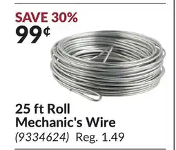 Princess Auto 25 ft Roll Mechanic's Wire offer