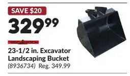 Princess Auto 23-1/2 in. Excavator Landscaping Bucket offer
