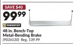 Princess Auto 48 in. Bench-Top Metal-Bending Brake offer