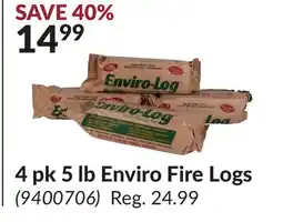 Princess Auto Enviro Fire Logs offer