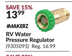 Princess Auto RV Water Pressure Regulator offer