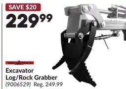 Princess Auto Excavator Log/Rock Grabber offer