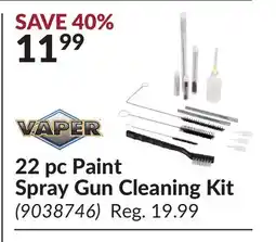 Princess Auto 22 pc Paint Spray Gun Cleaning Kit offer