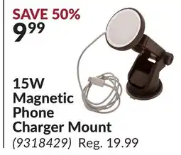 Princess Auto 15W Magnetic Phone Charger Mount offer