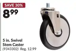 Princess Auto 5 in. Swivel Stem Caster offer