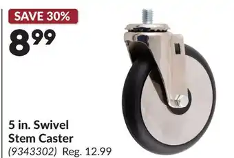 Princess Auto 5 in. Swivel Stem Caster offer