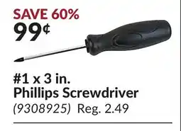 Princess Auto Phillips Screwdriver offer