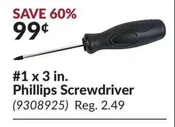 Princess Auto Phillips Screwdriver offer