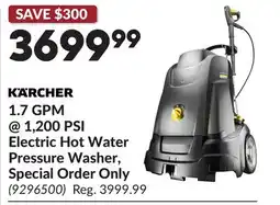 Princess Auto 1.7 GPM @ 1,200 PSI Electric Hot Water Pressure Washer, Special Order Only offer