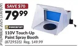 Princess Auto 110V Touch-Up Paint Spray Booth offer