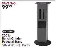 Princess Auto 200 lb Bench Grinder Pedestal Stand offer