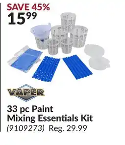 Princess Auto 33 pc Paint Mixing Essentials Kit offer