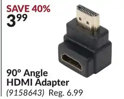 Princess Auto 90° Angle HDMI Adapter offer