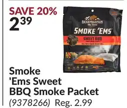 Princess Auto Smoke 'Ems Sweet BBQ Smoke Packet offer
