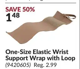 Princess Auto One-Size Elastic Wrist Support Wrap with Loop offer