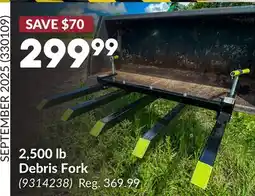 Princess Auto 2,500 lb Debris Fork offer