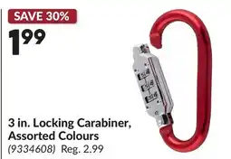 Princess Auto 3 in. Locking Carabiner offer