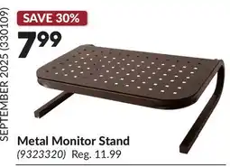 Princess Auto Metal Monitor Stand offer