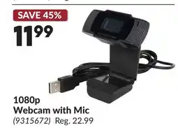 Princess Auto 1080p Webcam with Mic offer