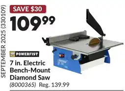 Princess Auto 7 in. Electric Bench-Mount Diamond Saw offer