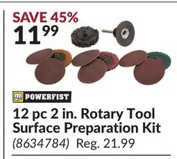 Princess Auto 12 pc 2 in. Rotary Tool Surface Preparation Kit offer