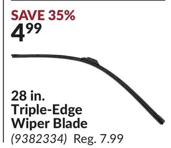 Princess Auto 28 in. Triple-Edge Wiper Blade offer