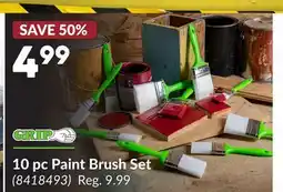 Princess Auto 10 pc Paint Brush Set offer