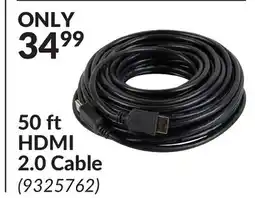 Princess Auto 50 ft HDMI 2.0 Cable offer