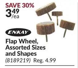 Princess Auto Flap Wheel, Shapes offer