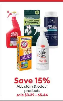 Petsmart Save 15% ALL stain & odour offer