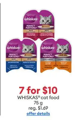 Petsmart WHISKAS cat food offer