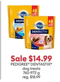 Petsmart PEDIGREE DENTASTIX dog treats offer
