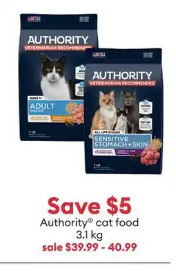 Petsmart Authority cat food offer