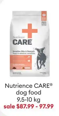 Petsmart Save $7 Nutrience CARE dog food offer